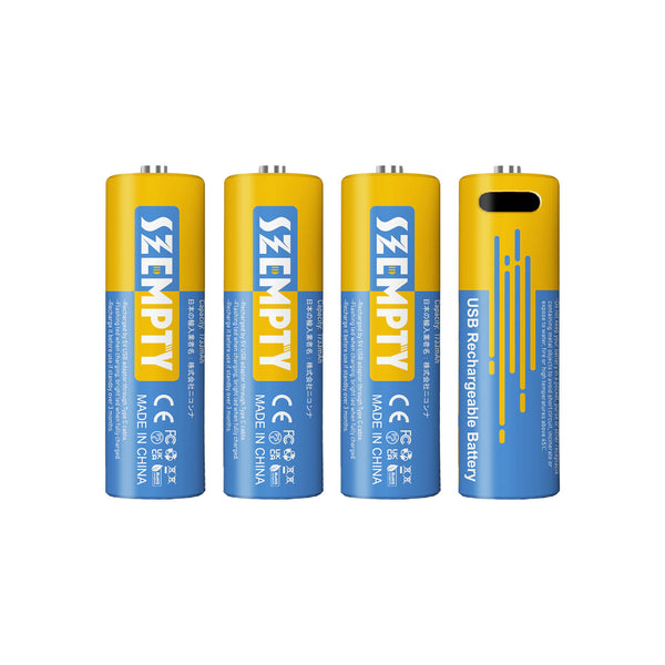 AA 2600mWh USB-C Rechargeable Batteries