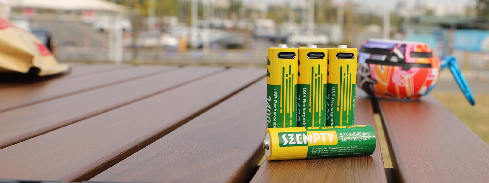 SZEMPTY USB-C rechargeable batteries